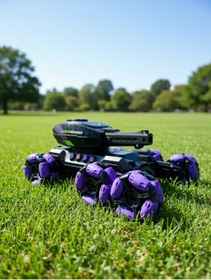 Resim HADES Su Topu Atan 360° Omni RC Tank –Işıklı Sesli, Yüksek Hızlı Robot Tank kumandalı araba oyuncak 