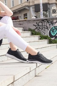Resim Jump 29920 Phlon Hafif Taban Kadın Sneaker Günlük Spor Ayakkabı SİYAH BEYAZ 