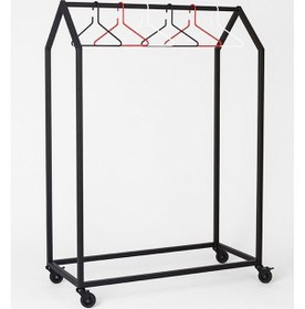 Resim Cloth Siyah Metal Askılık Siyah 