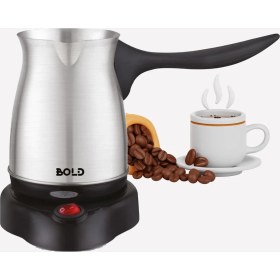 Resim Bold Elektrikli Türk Kahve Pişirme Makinesi Inox Paslanmaz Çelik Cezve 