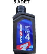 Resim Dot 4 Fren Hidrolik Yağ 500ml Otozone 5 Adet 