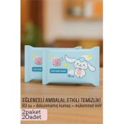 Resim Bfs Dies Islak Mendil -Ro Saf Su & Dokunmamış Kumaşlı, 20 Yaprak Temizlik Keyfi Mavi 