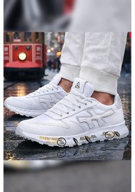 Resim Mc Jamper 2444 Erkek Klasik Sneaker Beyaz Beyaz 