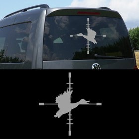 Resim Melek Pazarı 50 X 50 Cm Hedef Avcı Araba Sticker 
