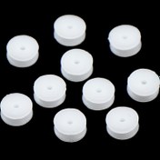 Resim 10 adet Beyaz Plastik Kasnak Tekerlekleri - 9.3mm OD, 2mm Mil Deliği Mini Dişli Tekerlekler DIY Robotik için, Model Oyuncaklar, Hassas Makine (2mm Şafta Uyar), Dönen Dişliler Oyuncak, Robotik Temeller, Dairesel Tekerlek Tasarımı, Pürüzsüz Yüzey 