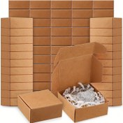 Resim 20/50 adet-Mini Kraft Kağıt Hediye Kutusu - Yüzük, Küpeler, Düğün ve Doğum Günü Hediyeleri, Tatiller ve Noel için Çok Amaçlı Takı Sarma - Bağımsız Kullanım, Güç Gerekmez, Takı Gösterimi ve Ambalaj Malzemeleri, Boncuk ve Takı Yapımı 