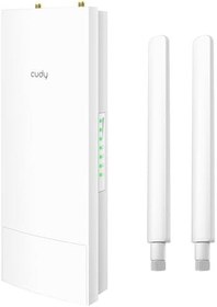 Resim Cudy LT400 Outdoor 4G LTE Wi-Fi Router, IP65 Hava Koşullarına Dayanıklı, 150Mbps Mobil İnternet, PoE Desteği, Nano SIM, Dış Mekan için İnternet Çözümü 