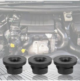 Resim Araba Hava Filtresi Lastik Ekleme Grommet Evrensel Donanım Kolay Kurulum Motorunuzu Kirletici Maddelerden Koruyun 3'lü 