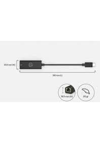 Resim Dhc-ct208 Usb Cm To Rj45 1000mbps Gigabit Rj45 Adaptör 