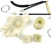 Resim VW Transporter T5 Caravelle Multivan 2003-2015 7H0837753 İçin Ön Sol Kapı Cam Kriko Tamir Seti 