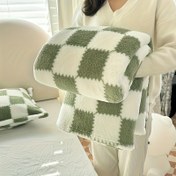 Resim 1 adet Plaid Flanel Polar Battaniye - Yetişkinler ve Evciller için Yumuşak, Rahat ve Kalın Çok Amaçlı Atma - Uyku Zamanı, Yatak, Ofis, Açık Kamp ve Tatil Hediyeleri için İdeal - 300-350gsm Örme Polyester, Çoklu Boyutlar Mevcut, Evcil Hayvan Dostu, Ofis Kullanımı, Kamp Battaniyesi|Kare Desen|Yumuşak Flanel Battaniye, Polar Battaniye 