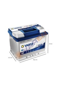 Resim Varta 12V 60 Amper 640A N60 Start & Stop Efb Akü 