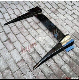 Resim Honda Civic Fd6 Cam Üstü Spoiler 3 Parça Spoiler. Piano Black 