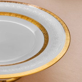 Resim Karaca Royal Bone Victoria Ayaklı Kek Standı 26,5 cm Gold 