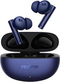 Resim realme Air 5 Gerçekten Kablosuz Kulaklıklar, Kulak Kulaklıklarında 50dB Aktif Gürültü Engelleme, 12.4mm Dinamik Bas Sürücüsü, Hızlı Şarj ile 38 Saat Çalma Süresi ve 45ms Ultra Düşük Gecikme, Derin 