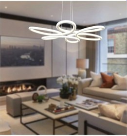 Resim Papatya Model Sarkıt Modern Led Beyaz Işık Ultra Power- 