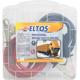 Resim Badem10 Eltos TK300 Çantalı Oto Akü Takviye Kablosu 200 Amper 2 Metre 