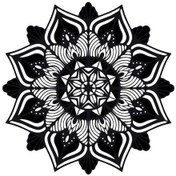 Resim Çiçek Deseni Tip 1 25x25 Cm Lcst Lcst 