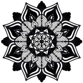 Resim Çiçek Deseni Tip 1 25x25 Cm Lcst Lcst 