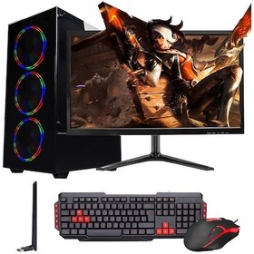 Resim Ramtech DG241 E5-2650v2 64 GB 500 GB M.2 SSD 4 GB RX550 21.5" Dos Masaüstü Bilgisayar 