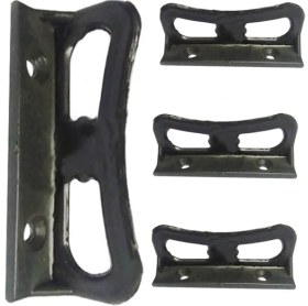 Resim Kamataş 17*25 Sineklik Tutamak Siyah 4 Adet 