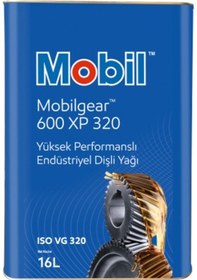 Resim Mobil Gear 600 Xp 320 Yüksek Performanslı Endüstriyel Dişli Yağı 16 L 