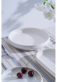 Resim Acar Rumi Yuvarlak Tabak - 24 Cm Beyaz 