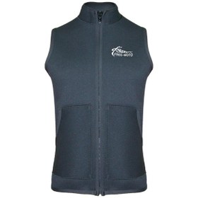 Resim Free-Moto Motorsikletçi Cepli Dik Yaka Neopren Yelek 