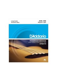 Resim D'addario Epbb170 Akustik Bas Gitar Tel Seti - 45-100 Long Scale 