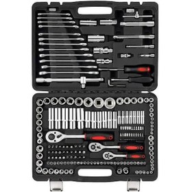 Resim 5465 Lokma Takımı, Bits, Kombine Anahtarlı Mekanikçi Set - 216 Parça 