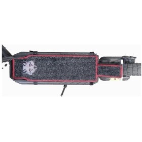 Resim Elektrikli Scooter Aksesuar Koruyucu Paspas Bood Kickscooter Qr 1200 Uyumlu Gri Kurt Armalı Gri 