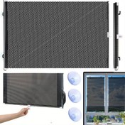 Resim 2'li Paket Kablosuz Rulo Perdeler - 6 Vantuzlu Karartma Perdeler, Termal Yalıtımlı, UV Korumalı, Yatak Odası, Oturma Odası, Ev Ofis için Gizlilik Pencere Perdeleri | Modern Pencere Dekorasyonu | Kolay Kurulum Perdeler, Pencere Perdeleri, Şık Tasarım 
