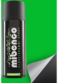 Resim Plasti Dip - Mibenco 400Ml Sprey - Mat Neon Yeşil 