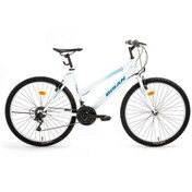 Resim Bisan Discover 42 Cm V 26 Jant 21 Vites Metalik Beyaz Mavi Beyaz - Mavi 