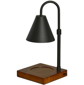 Resim Xurunkeji Mum Isıtıcı Lamba Ayarlanabilir Yükseklik Ve Parlaklık Mum Isıtıcı Fener Kokulu Mum Eritme Ev Dekorasyonu Uk Plug-b Siyah 