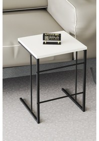 Resim Zigon Sehpa Solo Krem Beyaz 