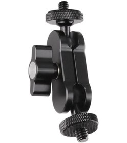 Resim Wondernest 360 Pivot Magic Arm Mount 1/4 Ball Head Bracket Silikon Kaplı Siyah 