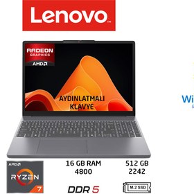 Resim LENOVO Ideapad Slim 3 AMD Ryzen 7 7735HS 16GB 512GB SSD freedos 15.3" 83K70098TR 