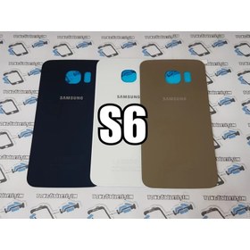 Resim Samsung Galaxy S6 Arka Kapak Batarya Pil Kapağı Lacivert 