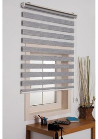 Resim Zebra Stor Perde Bambu Gri 150X200 Cm 
