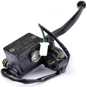 Resim Xindoker Yamaha Ybr 125 125cc Sağ Taraflı Ön Hidrolik Fren Kolu Ve Ana Silindir Seti - 7/8 İnç Manivela Uyumlu, 12.7 Mm Piston, Fren Işık Anahtarı 
