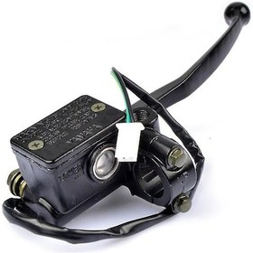 Resim Xindoker Yamaha Ybr 125 125cc Sağ Taraflı Ön Hidrolik Fren Kolu Ve Ana Silindir Seti - 7/8 İnç Manivela Uyumlu, 12.7 Mm Piston, Fren Işık Anahtarı 
