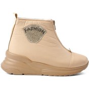 Resim Bej Dar Kalıp Kadın Kar Botu 1321 Z Bej 