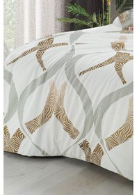 Resim Aytunç Melis %100 Pamuklu Tek Kişilik Nevresim Takımı 160x220 Cm Desenli 