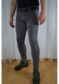 Resim Bomonti Erkek Agree Slim Martın Kot Pantolon Gri 