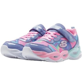 Resim Skechers Twisty Glow Sorbet Swirl Kız Çocuk Gri Günlük Ayakkabı 