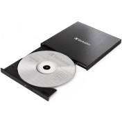 Resim VERBATIM Harici External Slimline CD/DVD Yazıcı Siyah 