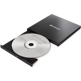 Resim VERBATIM Harici External Slimline CD/DVD Yazıcı Siyah 