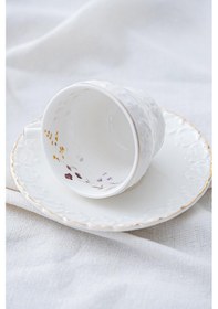 Resim Acar Elsa 6 Kişilik Çay Fincan Takımı 