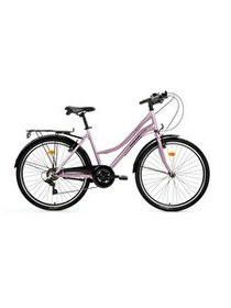 Resim Bisan Smile Şehir Bisikleti 44cm V 26" Pudra Pembe Siyah Pembe - Siyah 